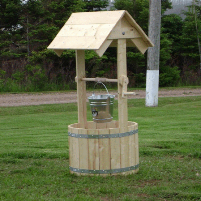 How to build a wooden wishing well BuildEazy